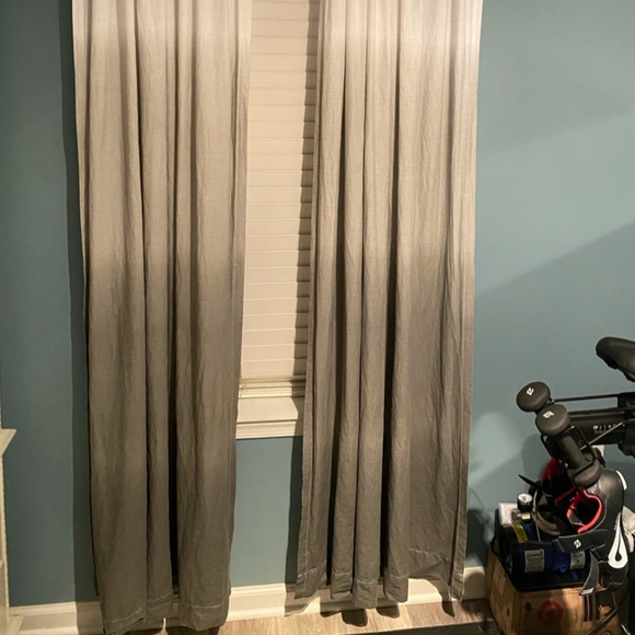 Threshold Gray Ombre 4 Curtain Panels 52"W X 84" L - Picture 3 of 5